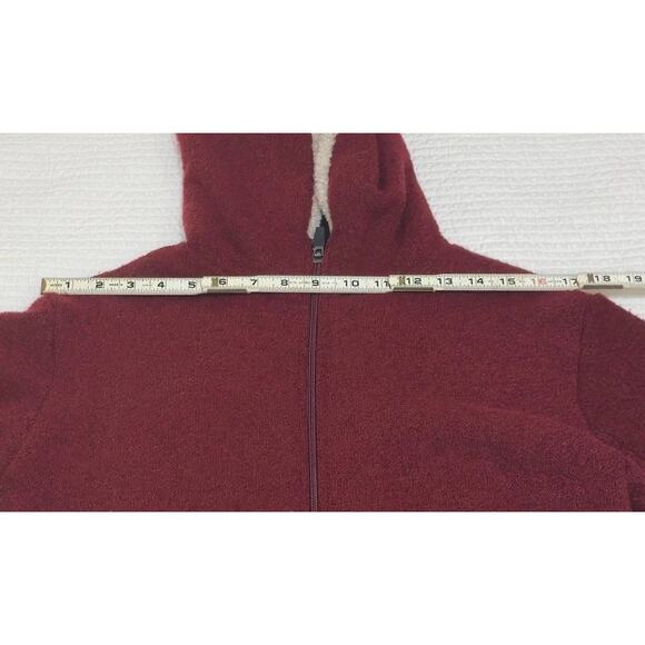 Kuhl Alfpaca Fleece Jacket Womens Large Red Full Zip Hooded - Picture 6 of 6